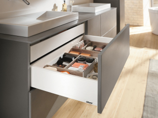LEGRABOX pure 40кг L500 H129 высота K, белый шелк
