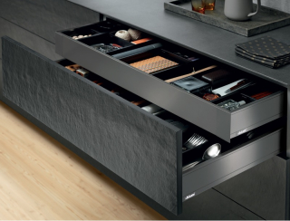 LEGRABOX pure 40кг внутренний ящик L450 H91 высота M, серый орион
