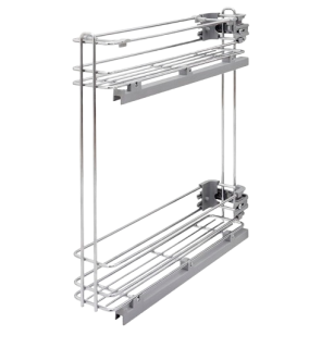 AF22150H2PO Выдвижная корзина 150мм, левая, п/в, Push Open, хром