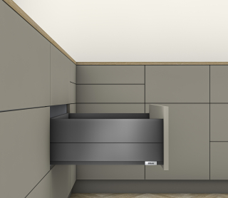 MERIVOBOX L400 высота E с BOXCAP, орион серый матовый