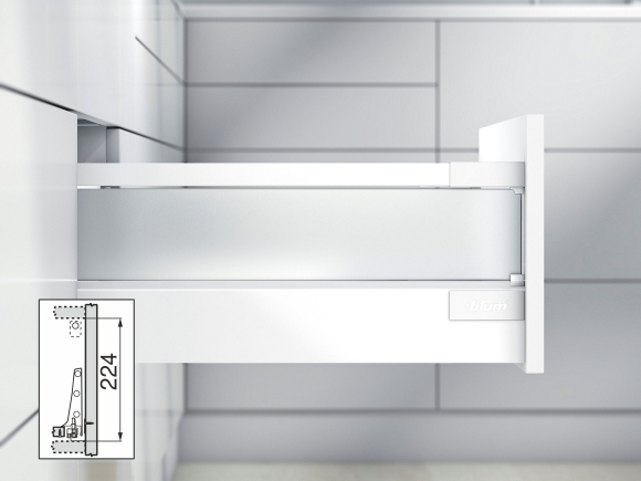 TANDEMBOX antaro L550 H83 со вставкой D, белый шелк