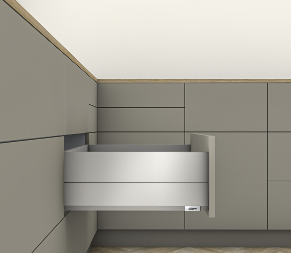 MERIVOBOX L500 высота E с BOXCAP, индиум серый матовый