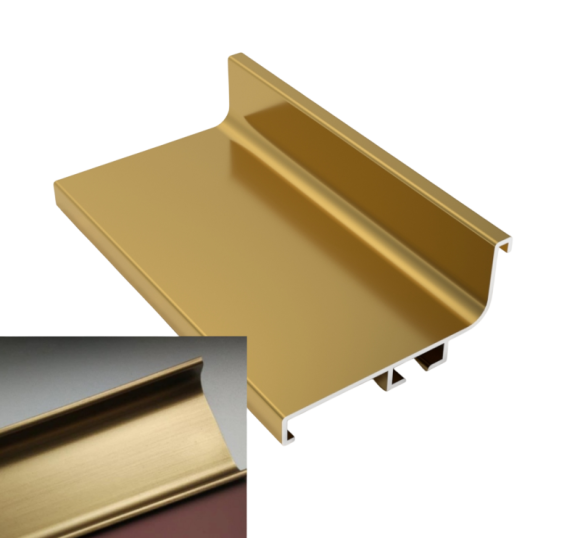 Профиль Г-образный L=4200 Шлифованное золото