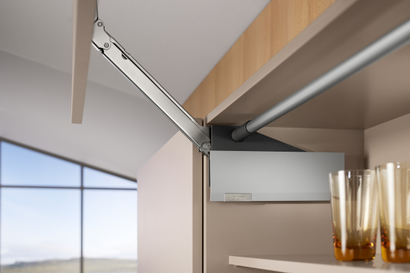 AVENTOS HL top  22/39 светло-серые заглушки