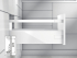 TANDEMBOX antaro TIP-ON BLUMOTION L500 H115 с 1 релингом D, белый шелк