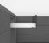 LEGRABOX pure 40кг TIP-ON BLUMOTION ящик L550 H91 высота M, белый шелк