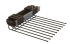 Вешалка для брюк, выдвижная, верхняя, мокко, 405*430*115