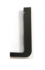 G-line CN заглушка "L" ОТКРЫТАЯ, черный, 2шт