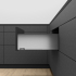 myLEGRABOX pure 40кг L500 H177 высота C, карбон.черн.матовый/Noble rust