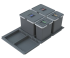 PTC28 09050 7F сист. сорт. 2*15/2*6л, серая