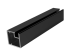 F1-17 Алюминиевый профиль УЗКИЙ, черный матовый 3 м